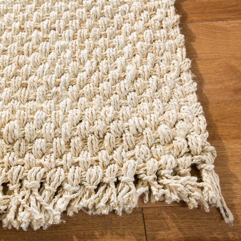 Ralph Lauren Acadia Jute Jute Solid Color Rug, Rectangle 6' x 9'