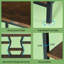 Table de canapé durable, console pratique, table de rangement généreuse