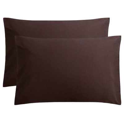Paquet de 2 taies d'oreiller en microfibre avec fermeture à enveloppe, taies d'oreiller respirantes infroissables et résistantes aux taches