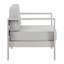 Fauteuils club d'extérieur en aluminium avec coussins Magers-923762330