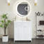 Ensemble de meuble-lavabo simple 30 po Deseria-474935983