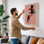 Geometric Abstraction Abstract 1 Piece Wrapped Canvas Wall Art-22965292-22965306