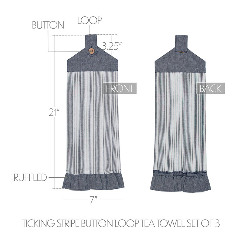 Sawyer Mill Stripe Tea Towel Kitchen Towel