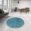 Tapis contemporain bleu-275605670