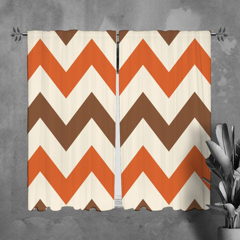 Monja Room Darkening Curtain Pair, 20" W x 82" L