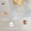 «Gilded Tranquil Abstract Art», ensemble de 2 panneaux sur toile par -694765854-694765849-694765850