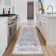 Modern Floral Machine Washable Rug for Living Room Stain Resistant Ultra Soft Low Pile Floor Cover Foldable Lightweight Non Slip Carpet for Bedroom, Dining Room