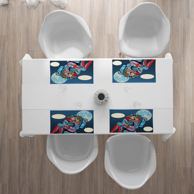 Polyester Patterned Rectangle Placemat