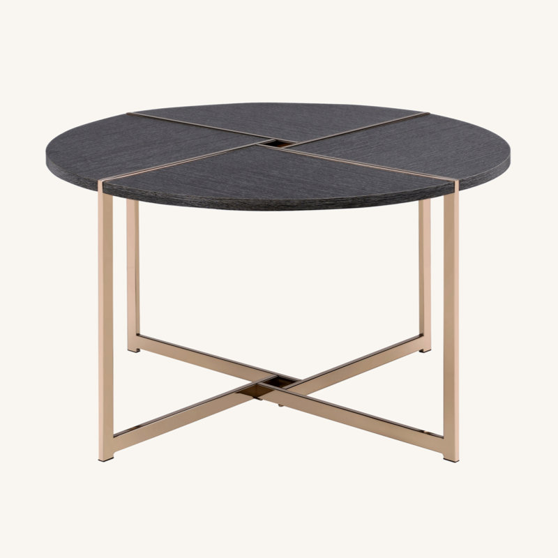 Table basse Rossford, H 18,5 po x l 35,5 po x P 35,5 po