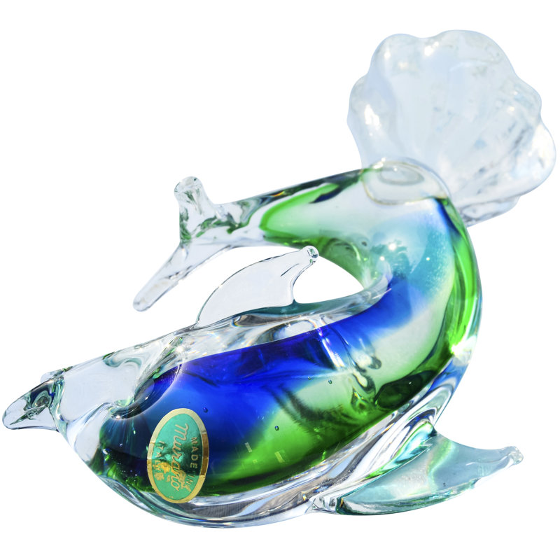 Murano Decorative Figurine Dolphin