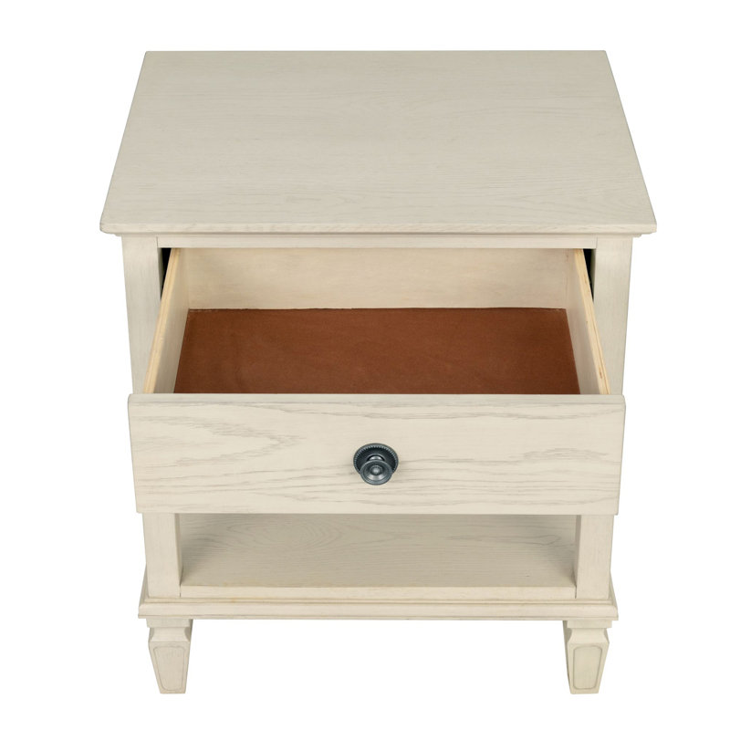 Table de chevet crème antique, Crème