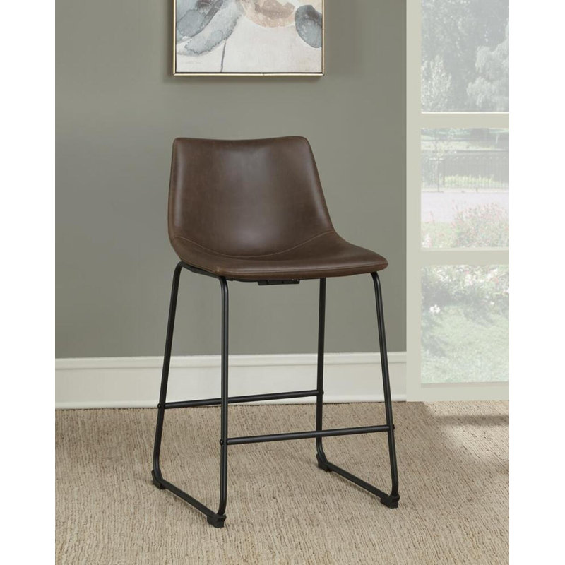 Dorielle Transitional 34" Counter Stool, Counter Stool (24" Seat Height)