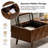 Isabele Doody 47.25"W Mid-century Lift-Top Coffee Table with Storage Tray-762524466