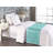 Ambesonne Turquoise Bed Runner Modern Triangles Turquoise Teal-106930398