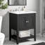 Meuble-lavabo 24 po avec lavabo en céramique-519092130