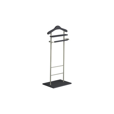 Beeks Solid Wood Iron Freestanding Valet Stand