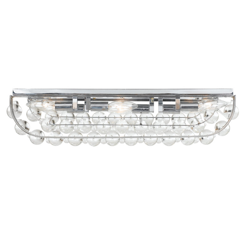 Freddy 8-Light Bath Bar, Polished Chrome
