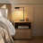 Leaf 16" Vintage LED Desk Lamp with Wireless Charging Pad, Adjustable Arm, and 3-Way Dimming