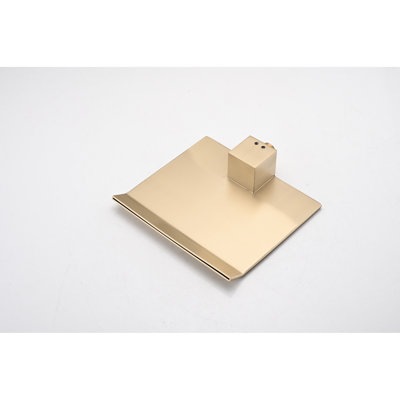 Brushed Gold Waterfall Bathroom Sink Faucet - Wall Mounted, Single Handle For Easy Use And Control Tub Gold, Modern With Smooth Flow