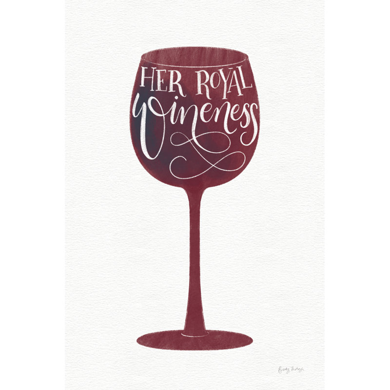 Wineness by Becky Thorns - Painting Print, 76cm H x 51cm W, Wrapped Canvas
