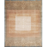 Presidential Hand Knotted Oriental Area Rug in Taupe