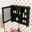 Armoire à pharmacie murale 2 en 1 avec miroir, tablettes réglables et porte-serviettes-1494775477