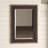Wood Flat Wall Mirror