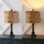Lampe de table en résine Braegan