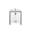 Ensemble de meuble-lavabo simple l 30 po x P 22 po avec plateau blanc et robinet chromé Ziva-87293399-113196841