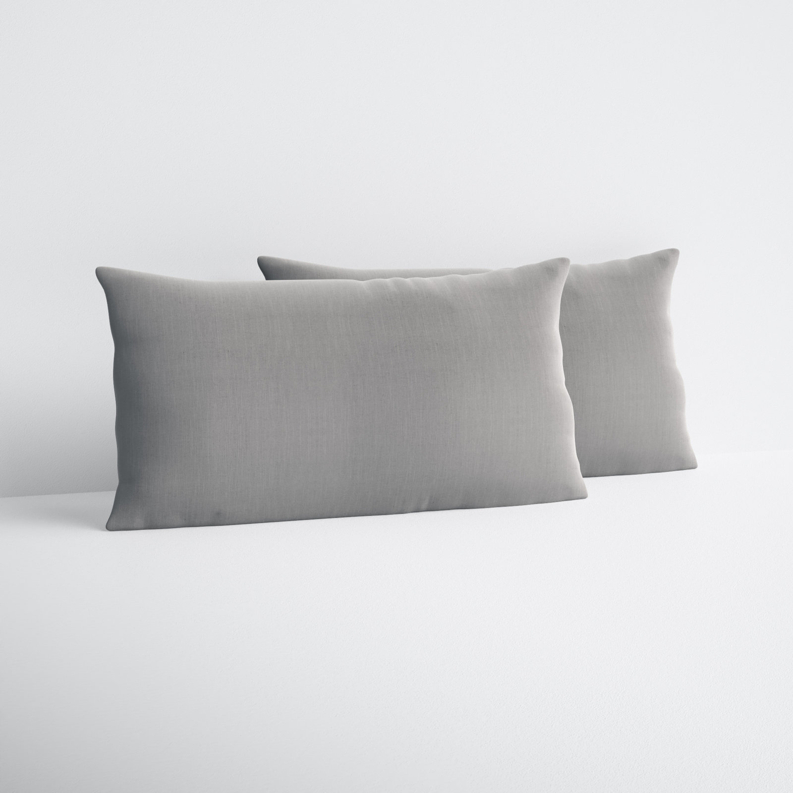 Easton Sunbrella® Throw Pillow, 16" x 26", Cast Pumice