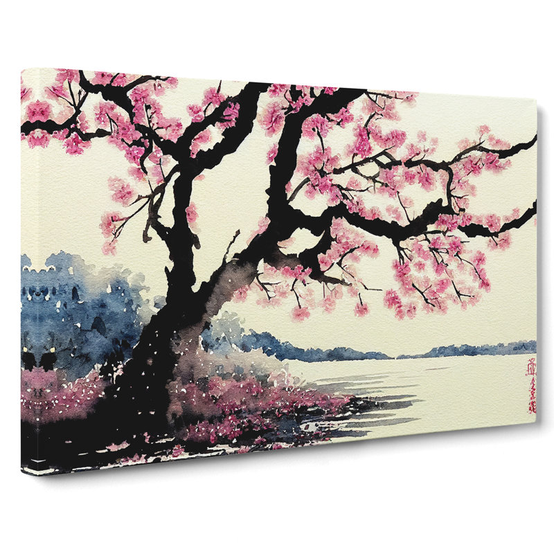 Bedazzled Cherry Blossom Tree - Wrapped Canvas, 40cm H x 60cm W x 3cm D
