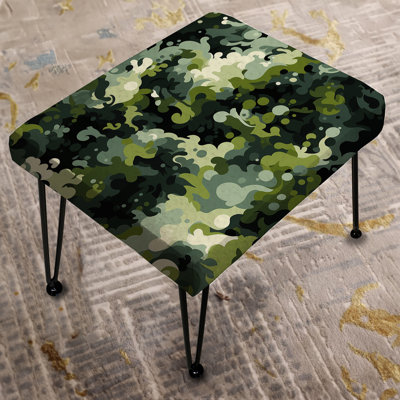 Lush Camouflage Jungle - Camouflage Rectangle Ottoman