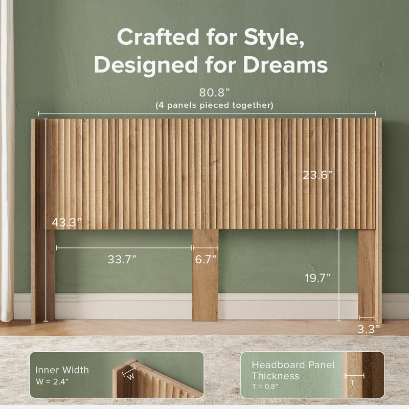 Brooklyn Headboard And Nightstands Set