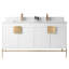 Ensemble de meuble-lavabo double 60 po Tortola-641180591-641180589