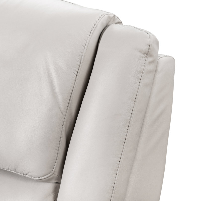 Ensemble de canapé 2 pièces Allendale, Cuir blanc Kaia