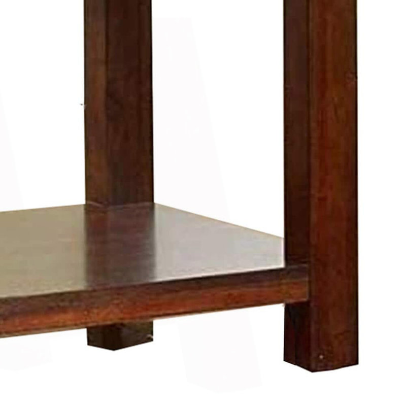 Table de bout moderne avec tablette ouverte