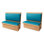 Restaurant Cafe Dessert Shop Burger Shop Bench Faux Leather Upholstered Bench