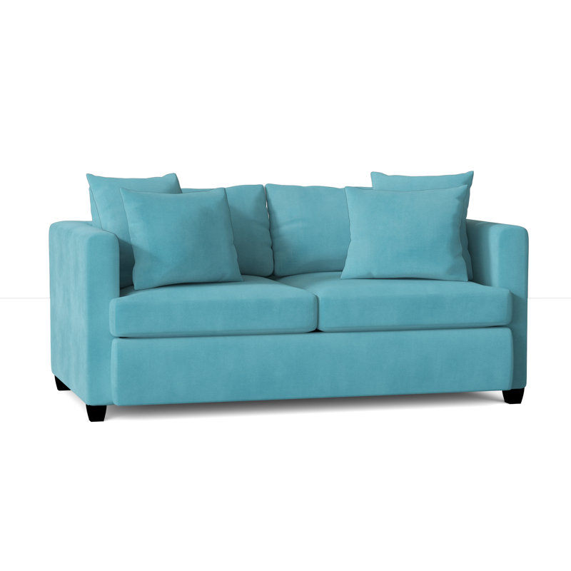 Joassin Upholstered 72'' Sofa, Bulldozer Caribbean