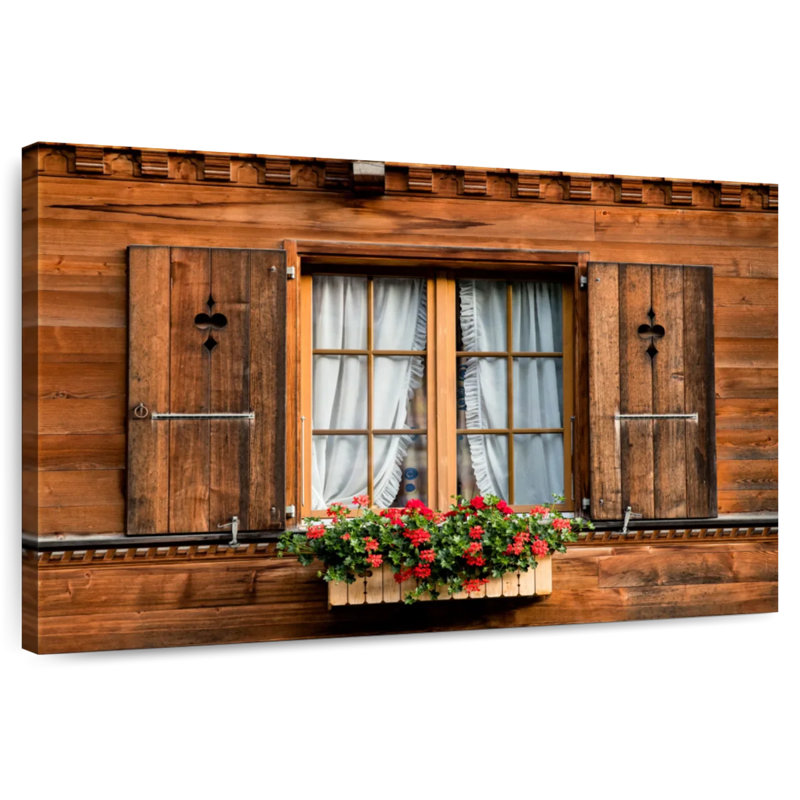 Lilie House Window, 16" H x 24" W