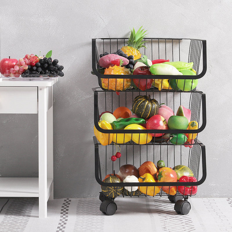 60cm H x 41.5cm W Utility Cart with Wheels