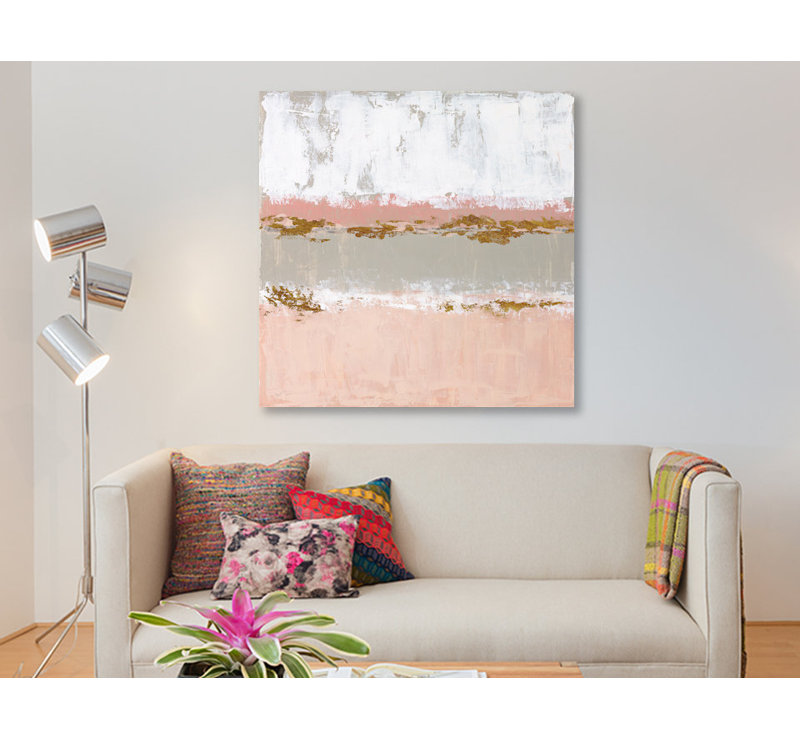 Sedona Sunrise par Tava Studios - impression sur toile tendue, H 37 po x l 37 po x P 1,5 po, Toile tendue, Pas de tapis