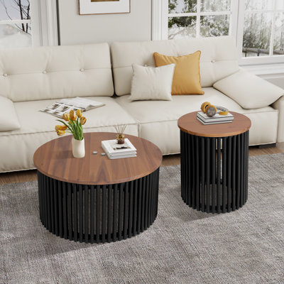 Table d'appoint en bois d'acacia massif