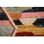 Tapis de couloir multicolore marocain noué à la main 3 x 10