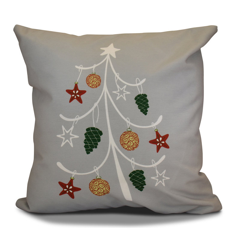Coussin extérieur Coastal Christmas, H 18 po x l 18 po