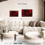 «Love», art mural rose rouge «Valentine»-101778810
