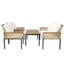 Wicker 4 - Person Garden Lounge Set-1689412344