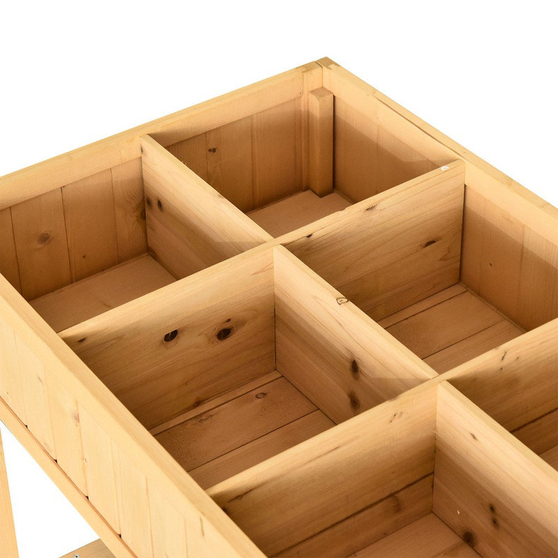 Wood Raised Garden Bed