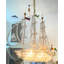 Akari Crystal Boat Chandelier 34"