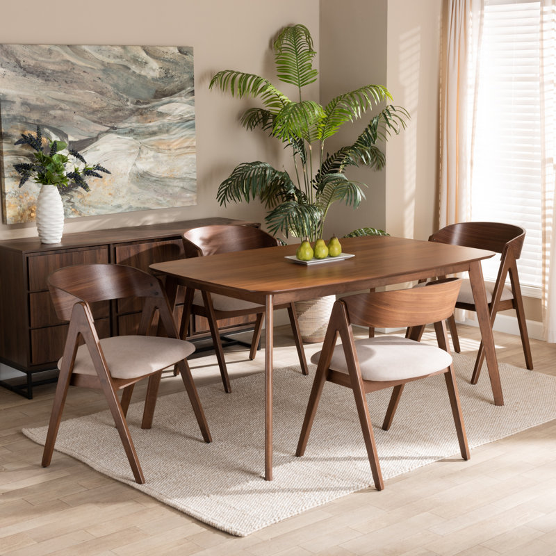 Ensemble repas pour 4 personnes Cadian, Beige
