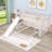 Eupheemia Twin Over Twin Wood Bunk Bed with Slide and Ladder-1784275858